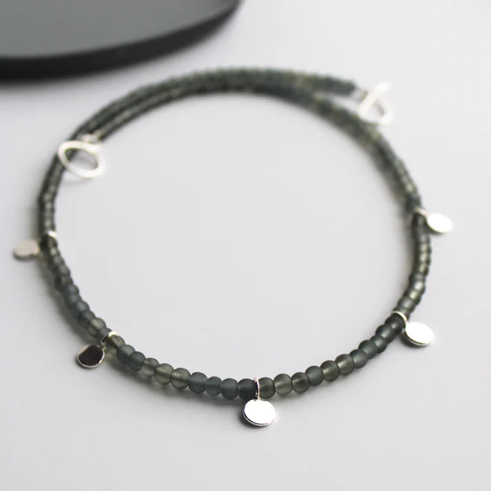 Sterling silver bead necklace 2025 10mm