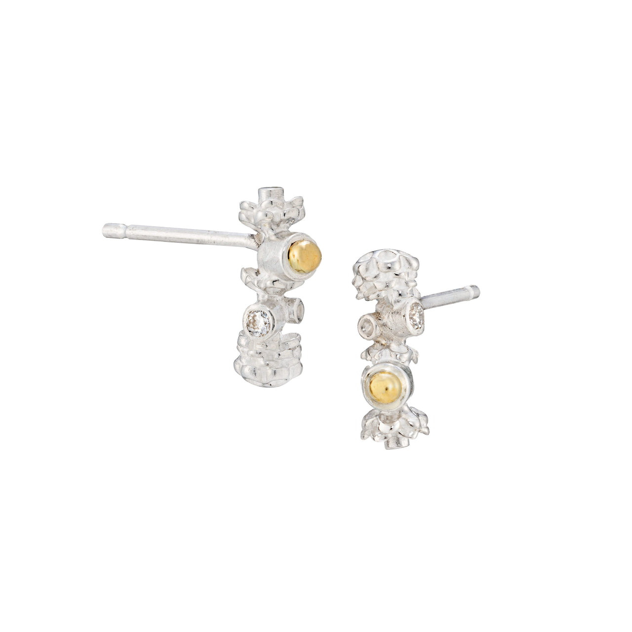 Catkin Diamond Stud Earrings
