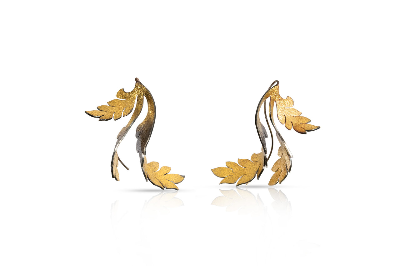 Acanthus Earrings Large Two