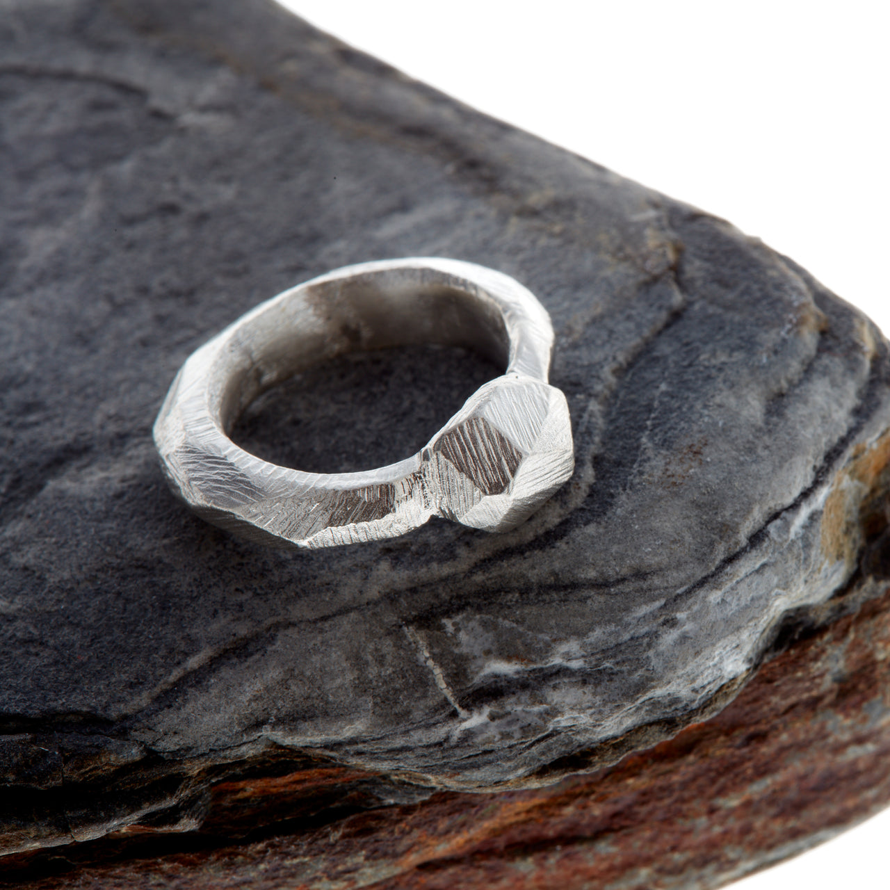 Sculpted Rock Ring