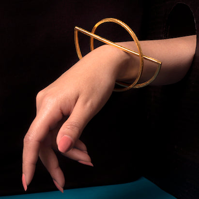 Rockabye Bangle Gold