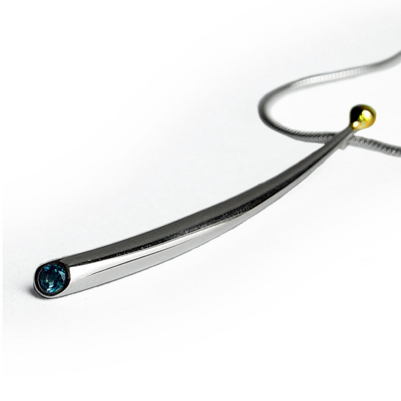 Long Curved Wiggly Pendant /AVAILABLE IN STORE ONLY