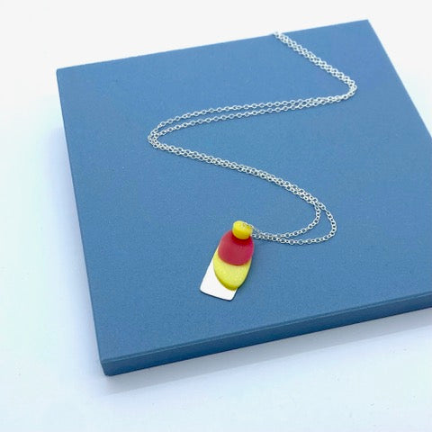 Everyday Beachclean Necklace - Silver / Yellow