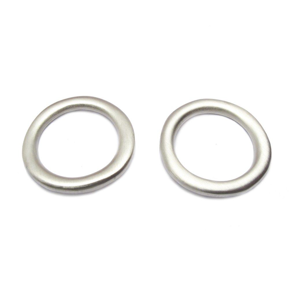 Silver Circle Studs