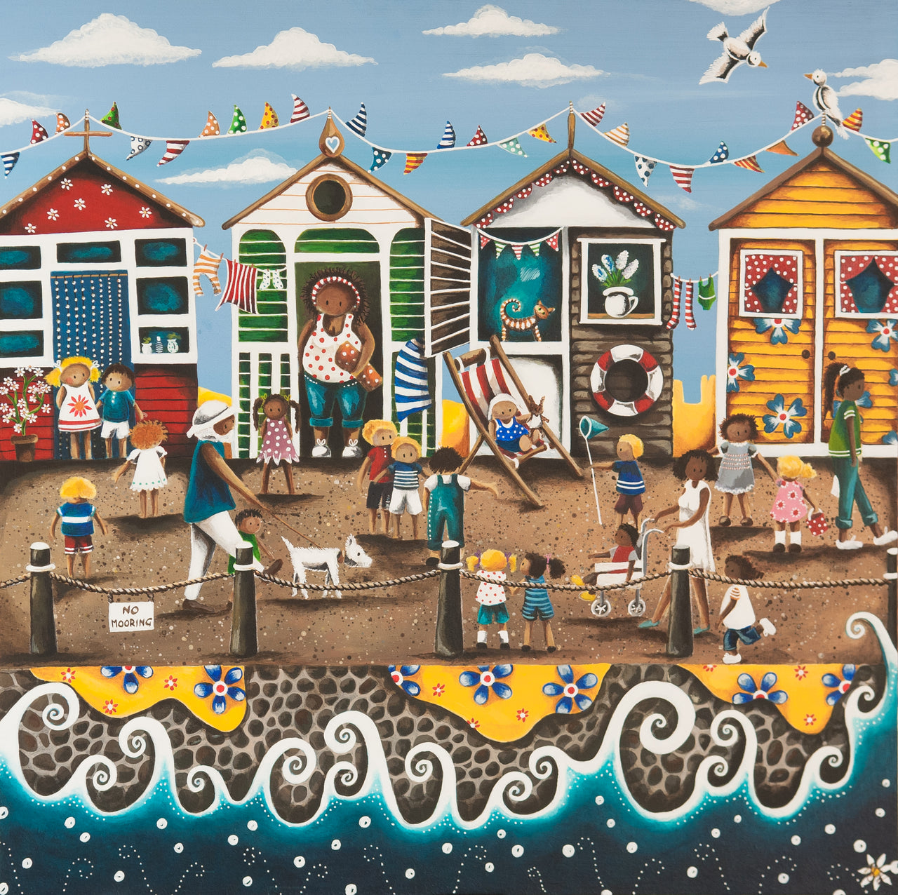 'Beach Huts' Limited Edition Print | Collection Only