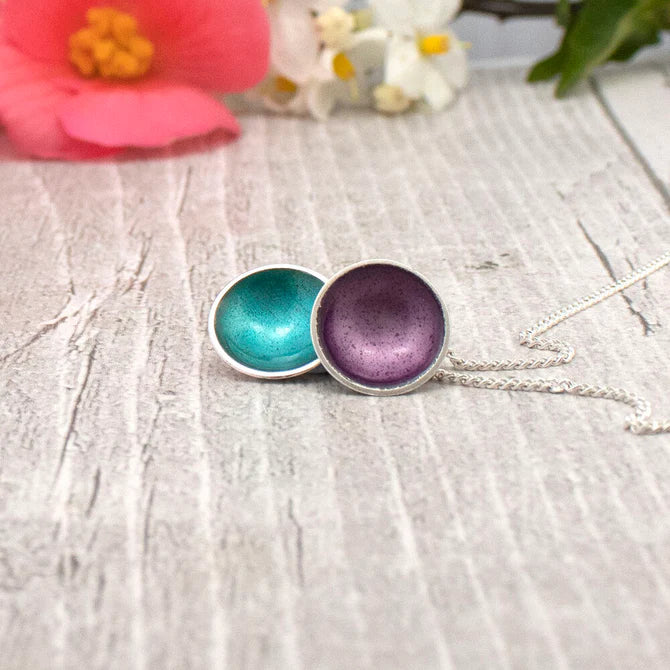 Double Enamel Pendant