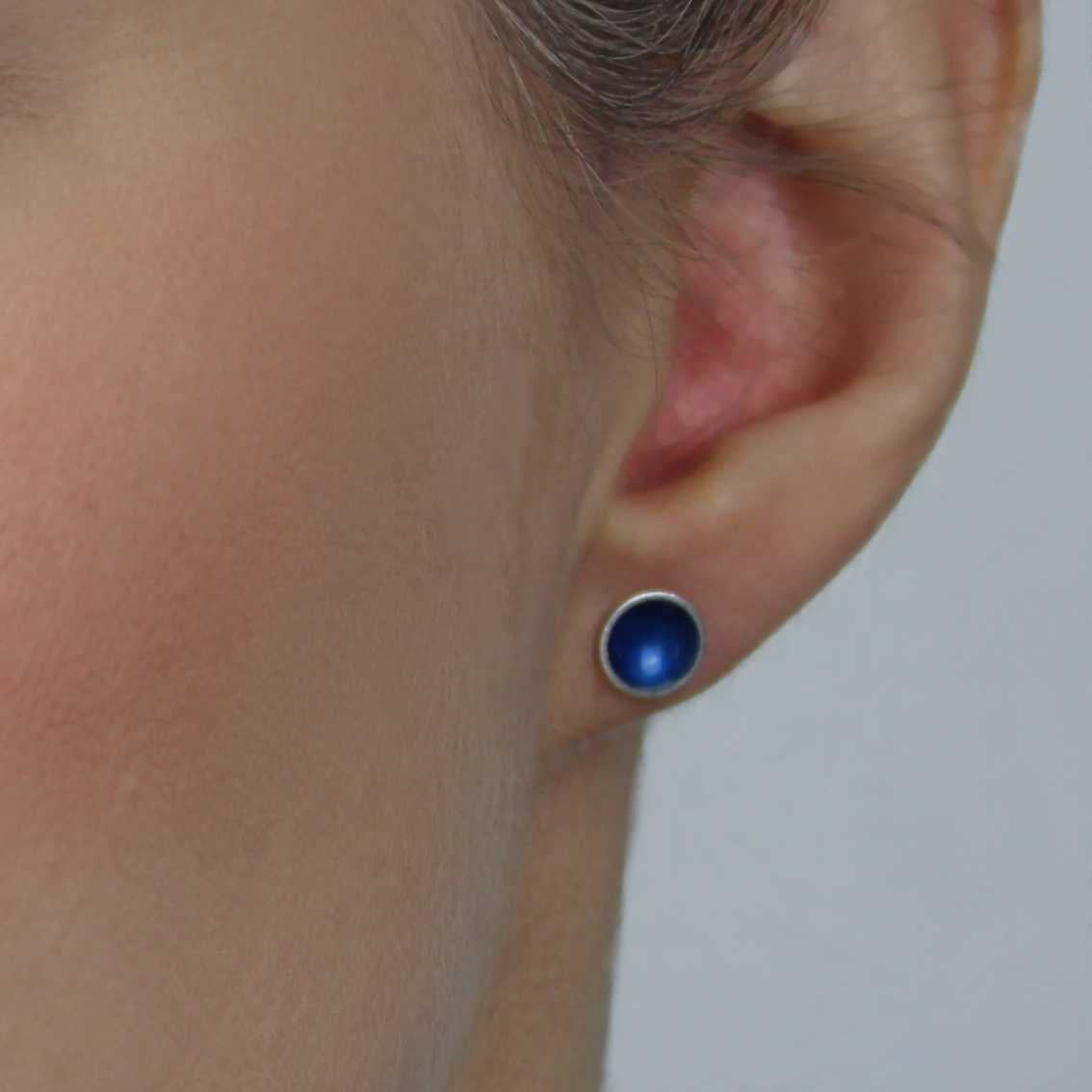 Large Enamel Studs - Ultramarine