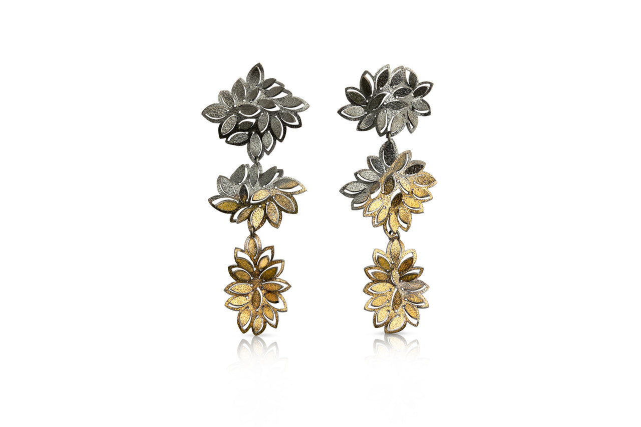 Faded Drop Petal Earrings