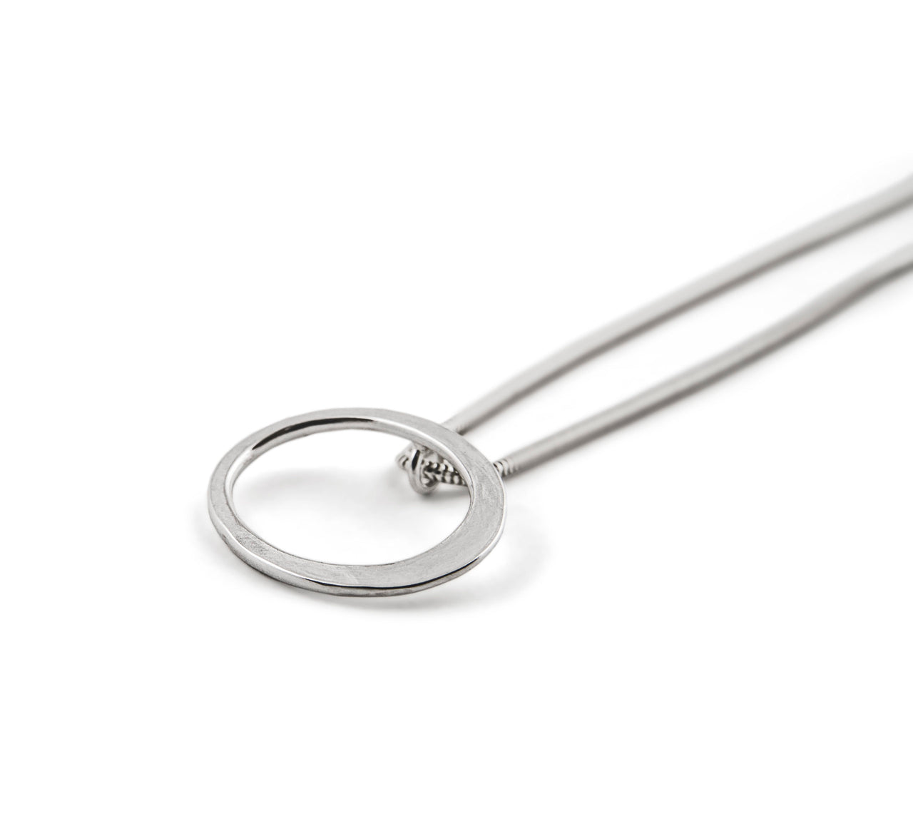 Halo Silver Pendant