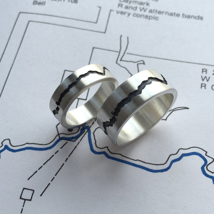 Tideline Silver Cut Out Ring