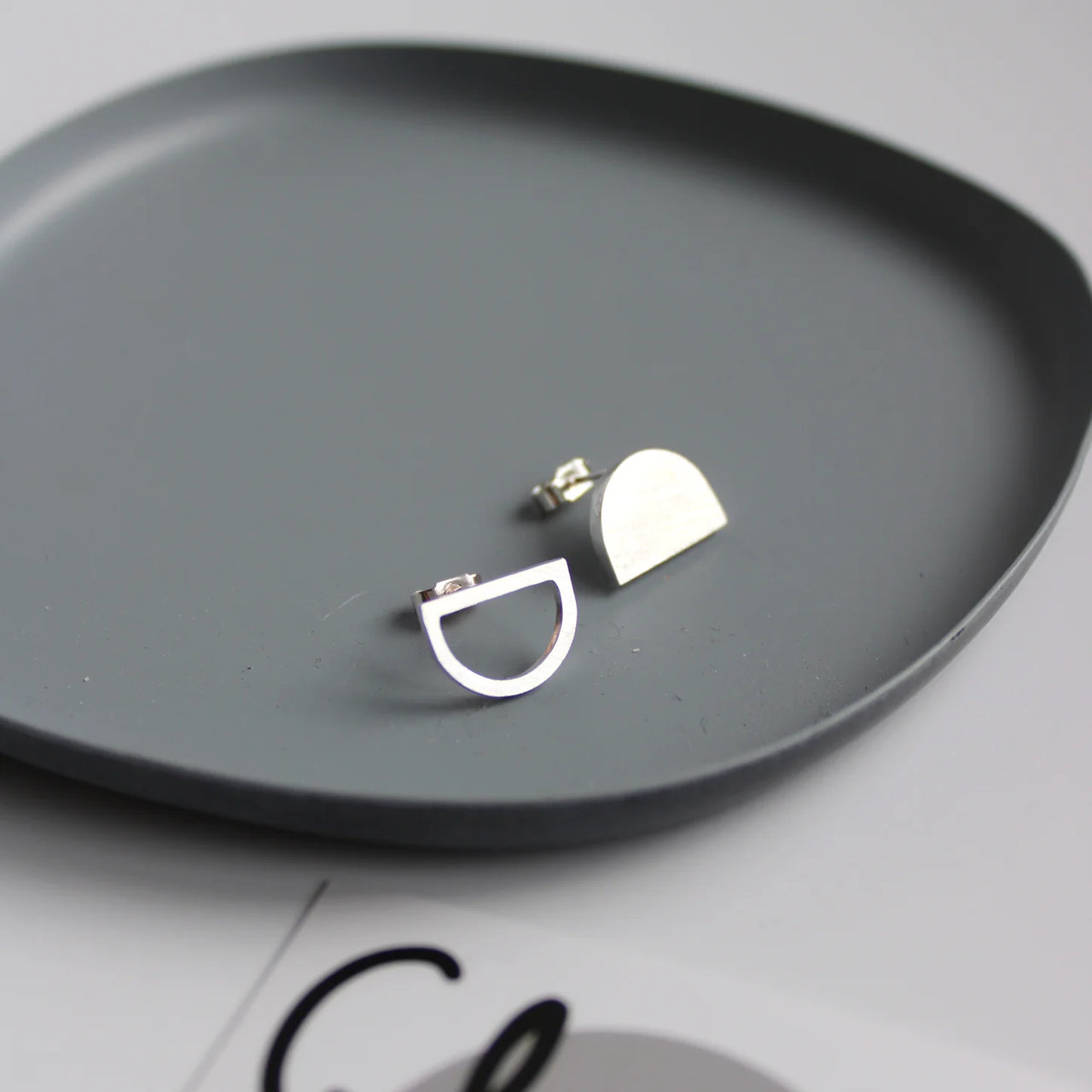 Arc Odd Stud Earrings