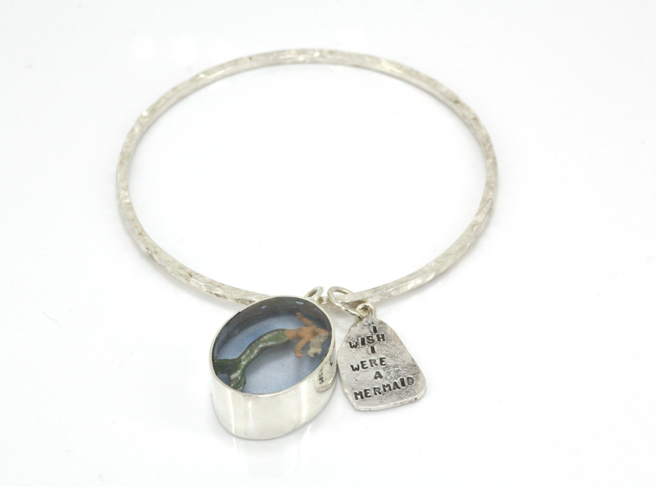 Mermaid Charm Bangle