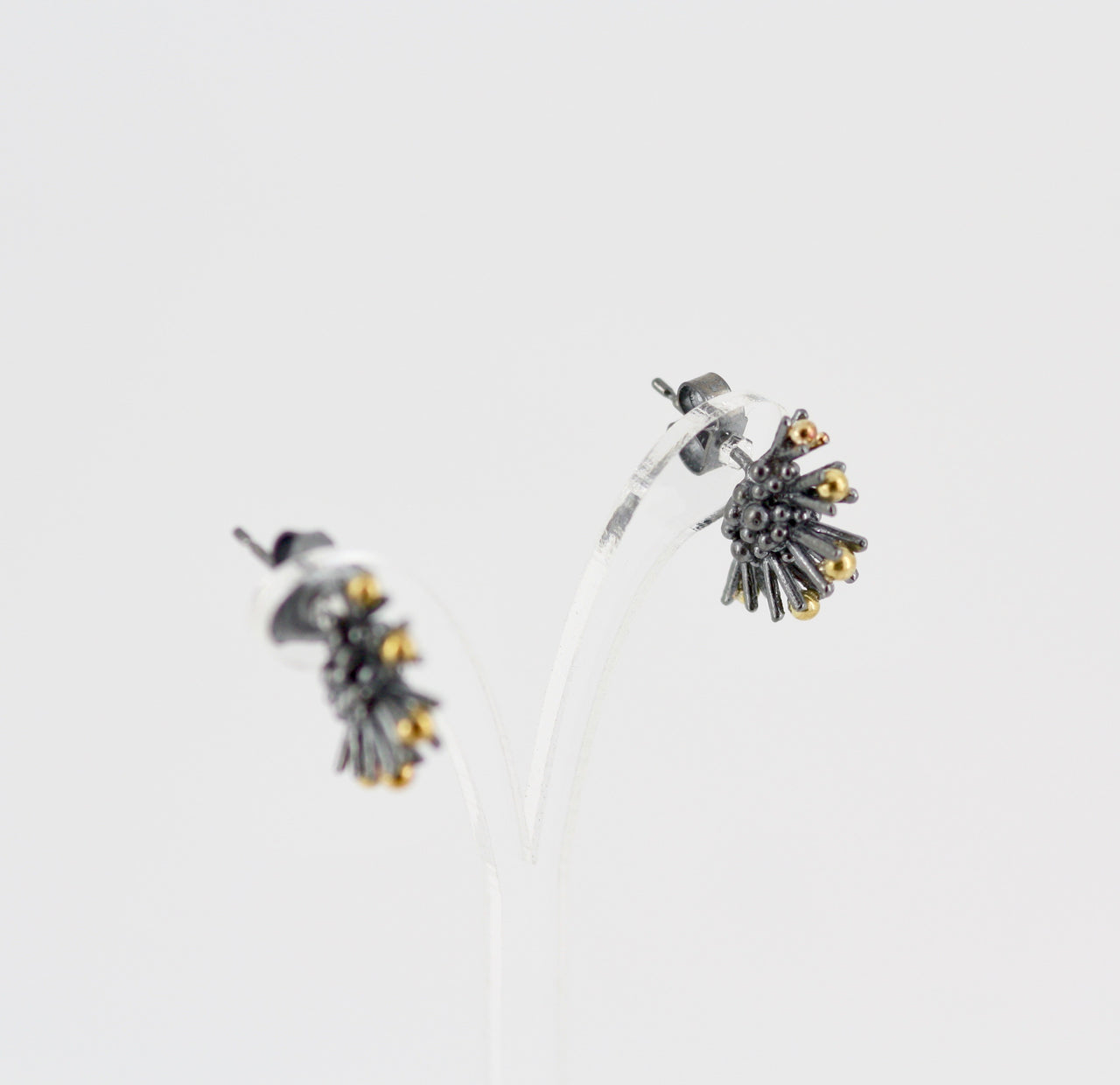 Linear Sea Urchin Earrings