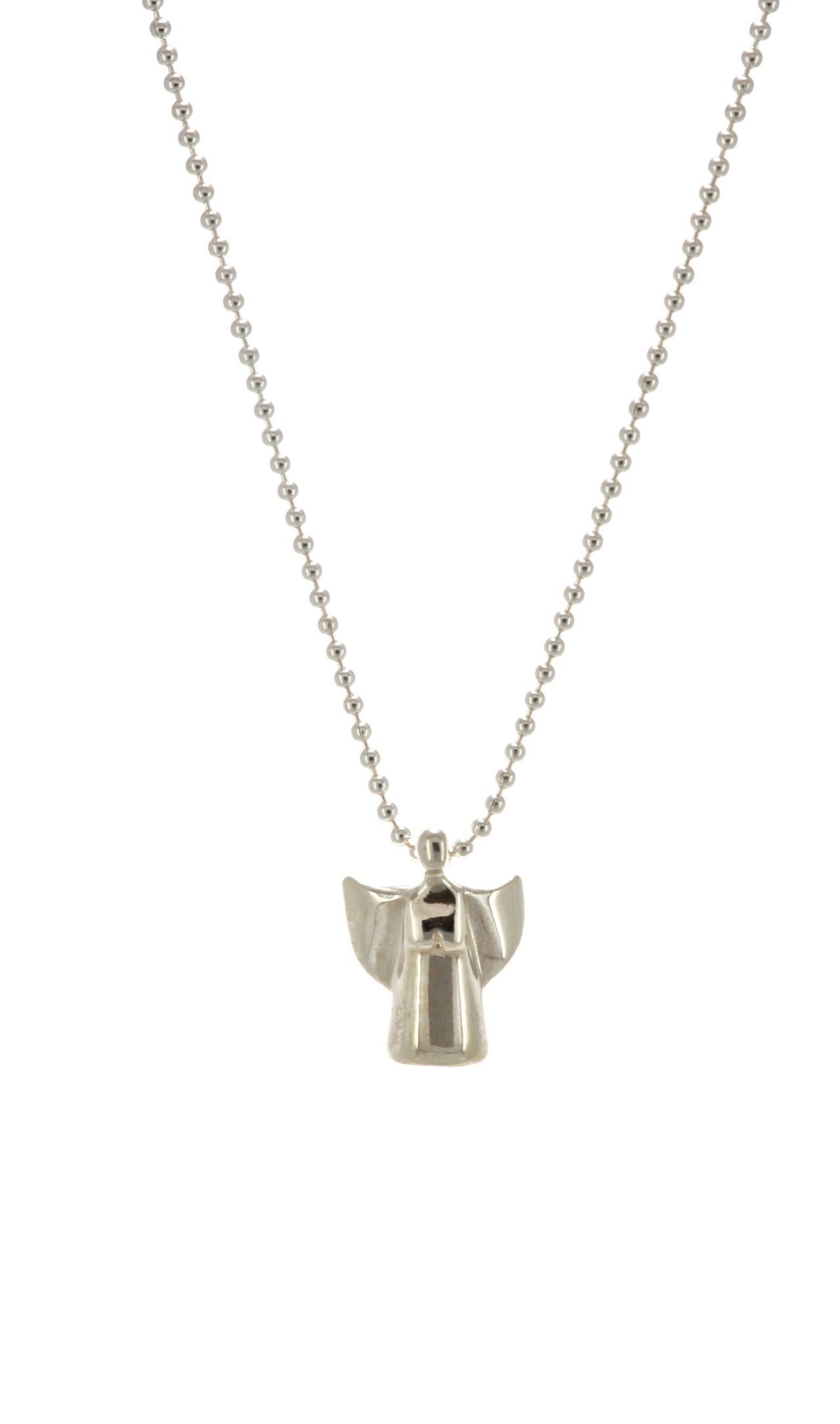 Angel Silver Pendant 18"