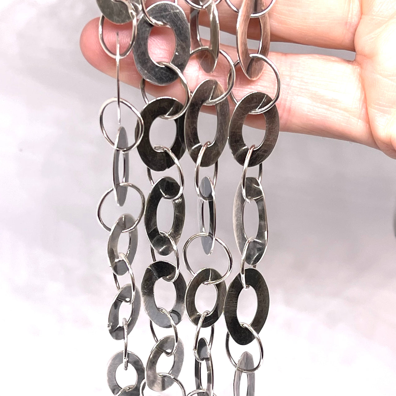 Long Flat Link Chain