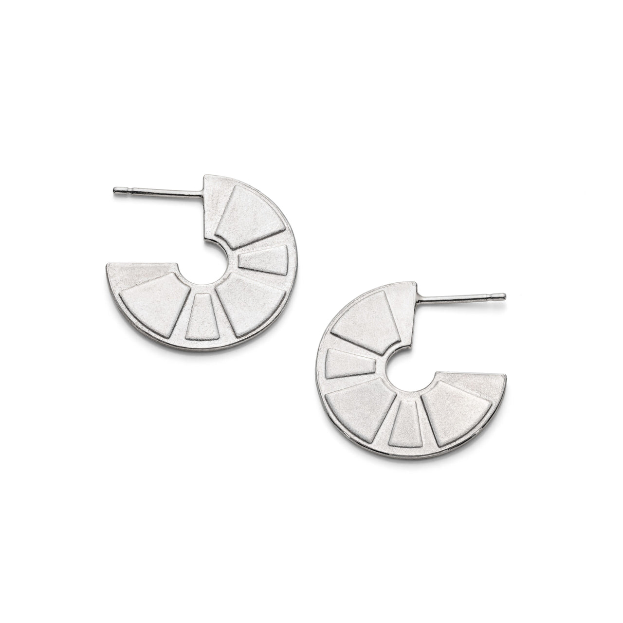 Silver Huggy Earrings