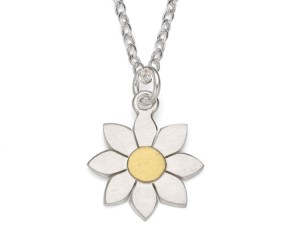 Small Dahlia Flower Pendant