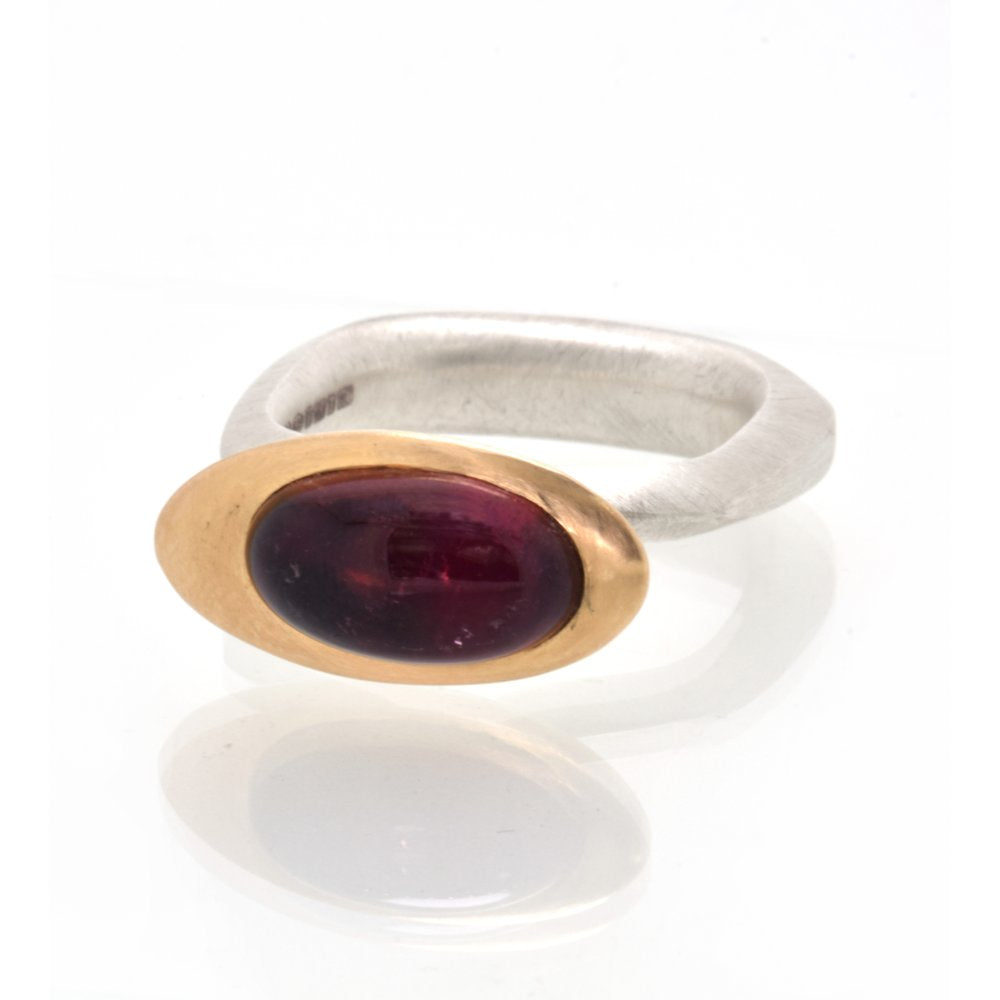 Pink Tourmaline Phago Ring