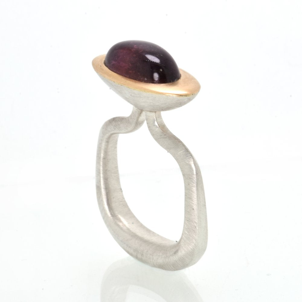 Pink Tourmaline Phago Ring