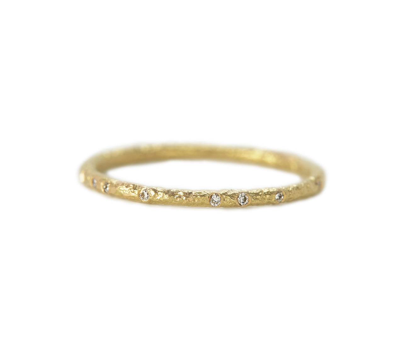 18ct Gold Diamond Scattered Eternity Ring