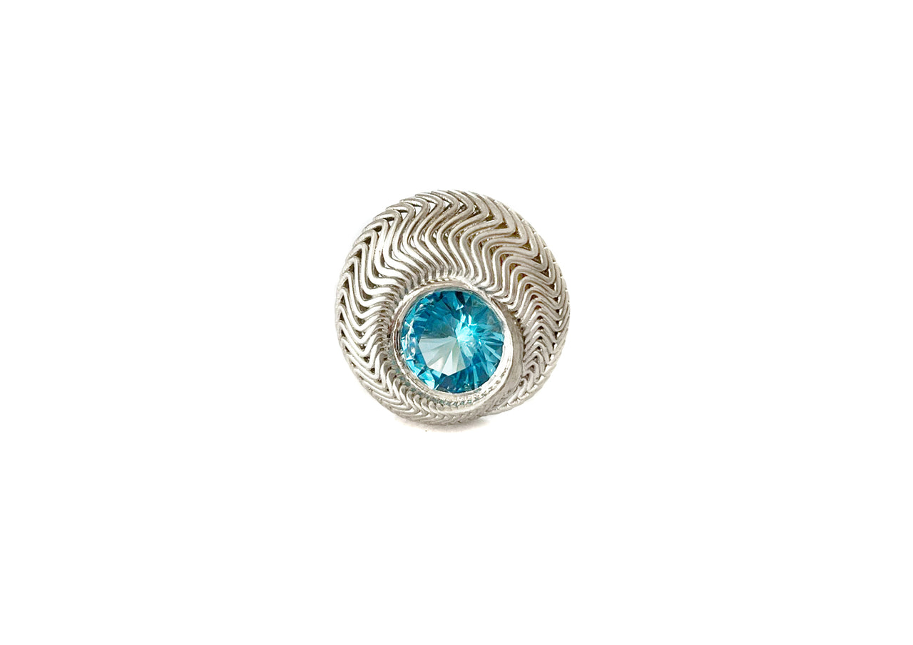 Topaz Swirl Ring