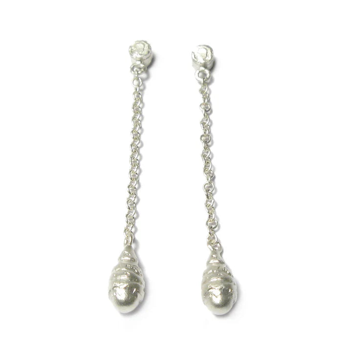 Strata Etched Drop Earrings