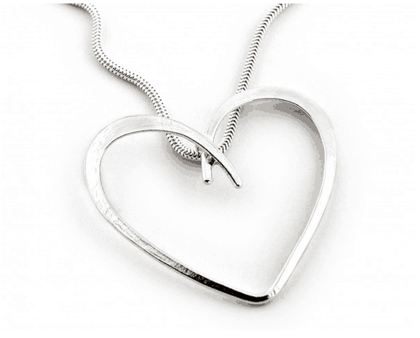 Fig Heart Pendant