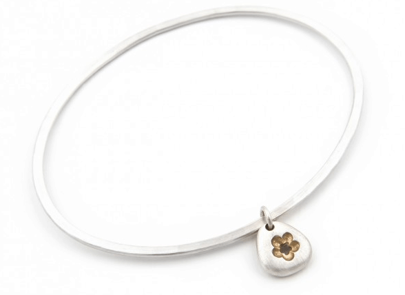 Pebble Flower Bangle