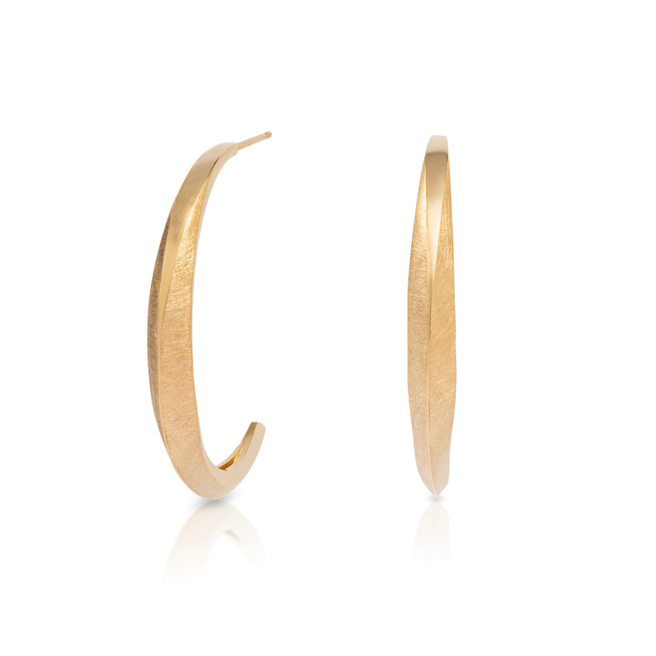 Gold Vermeil Shard Hoops
