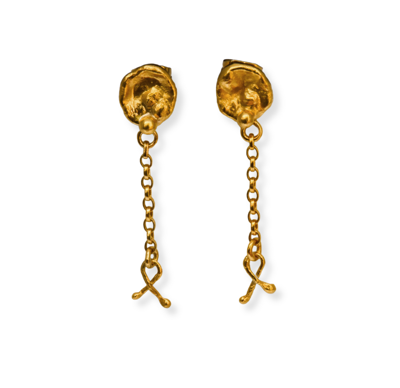Aura Promise Short Drop Earrings