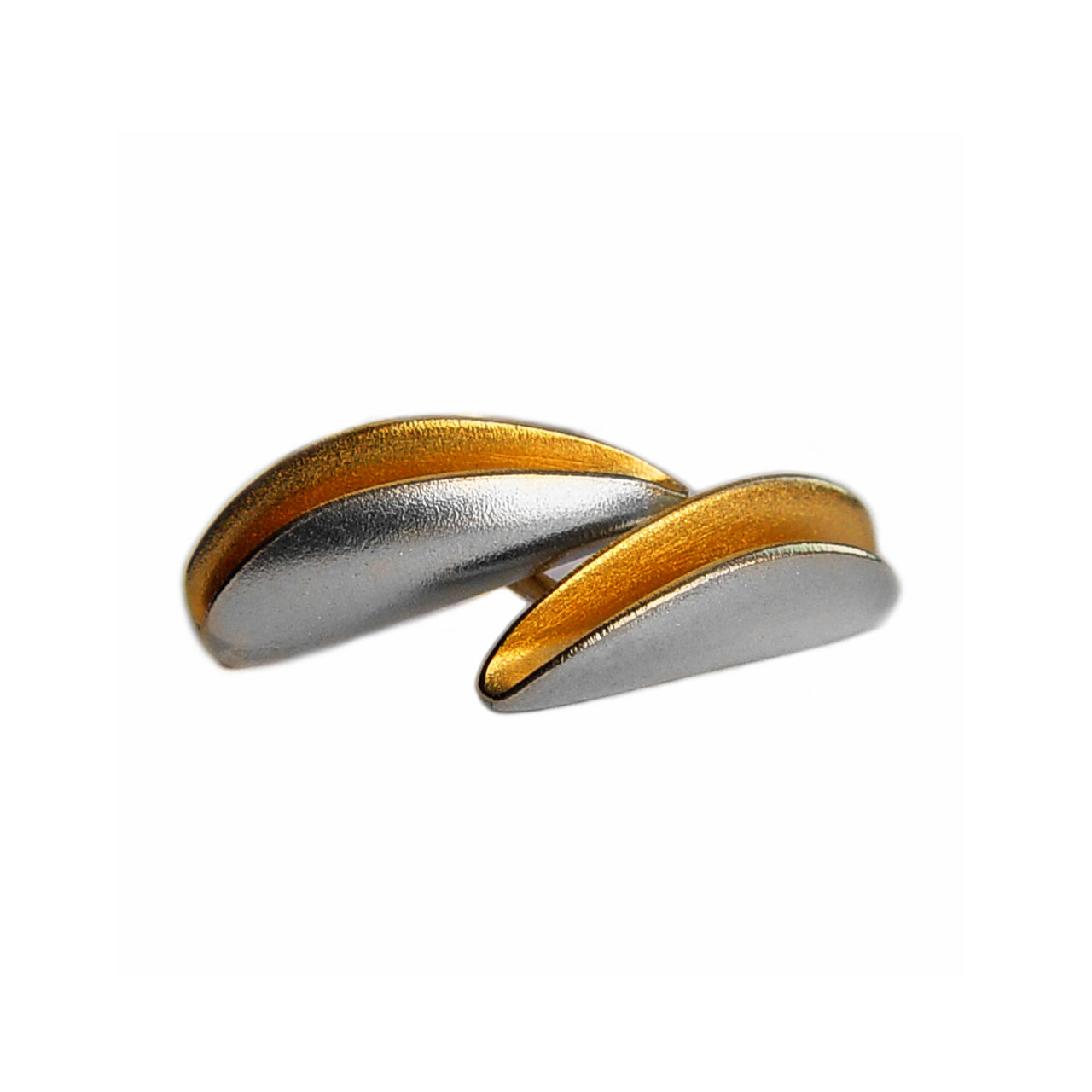 Side Split Silver Shell Studs / AVAILABLE IN STORE ONLY
