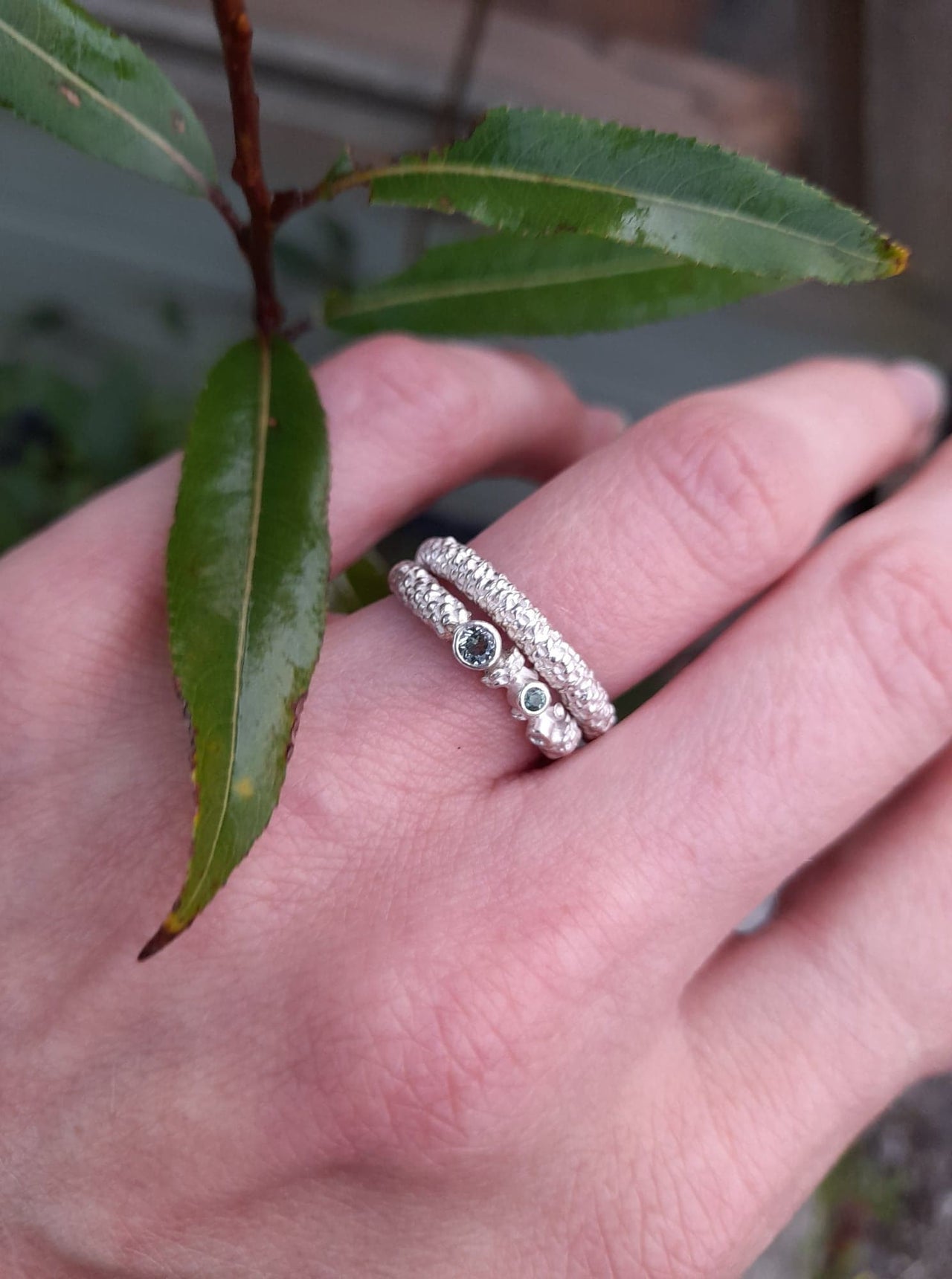 Catkin In Flower Tourmaline Ring
