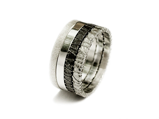 Set of Four Duotex Rings - Square