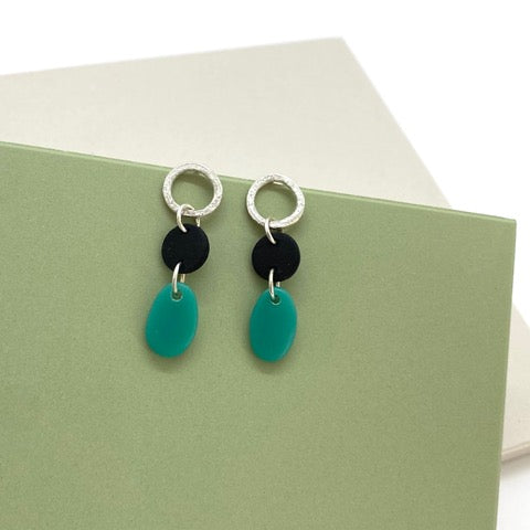 Mini ocean drop earrings
