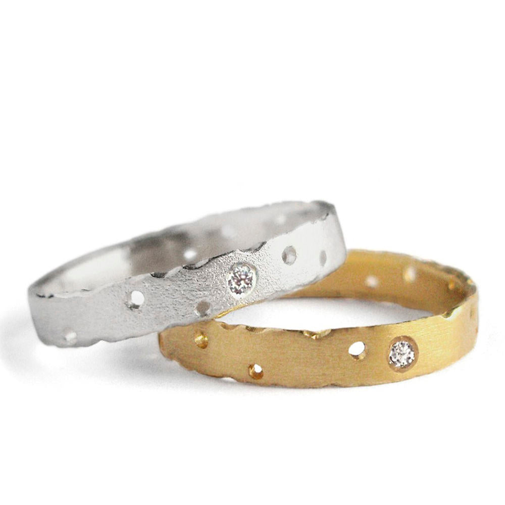 Silver or Gold Diamond Ring - ORDER only