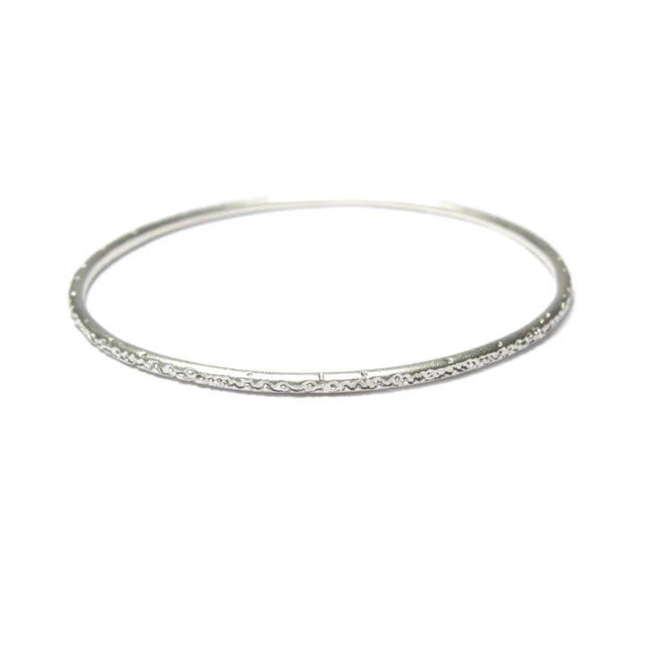'Being' Etched Bangle