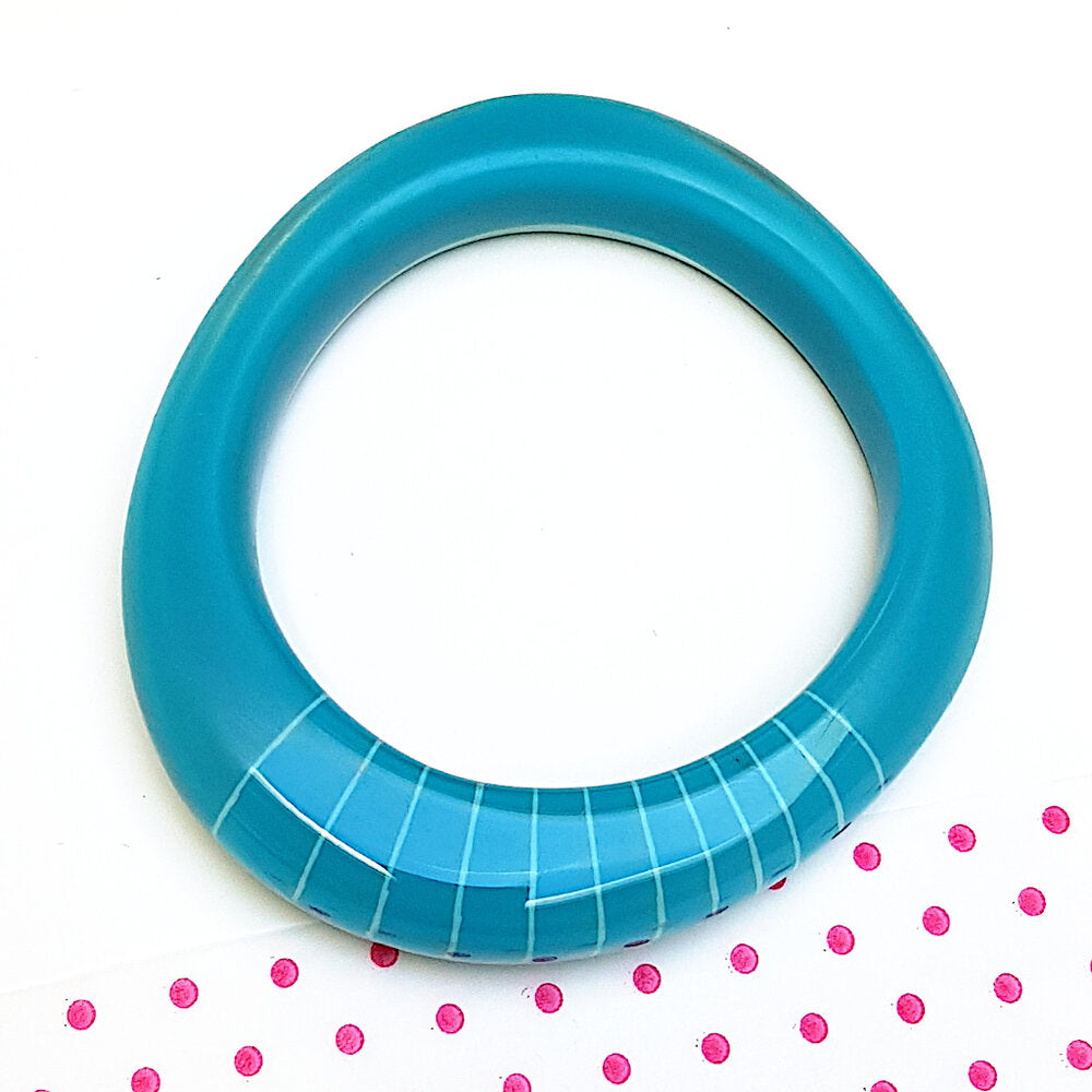 Wangle Bangle - Turquoise & Stripes