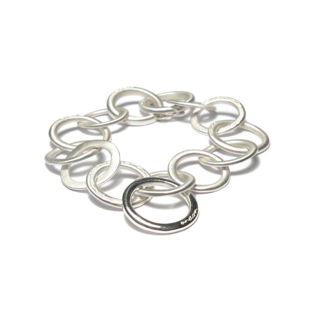 Silver Large Link Bracelet