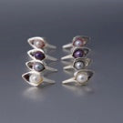 Lily Petit Studs - White Pearl