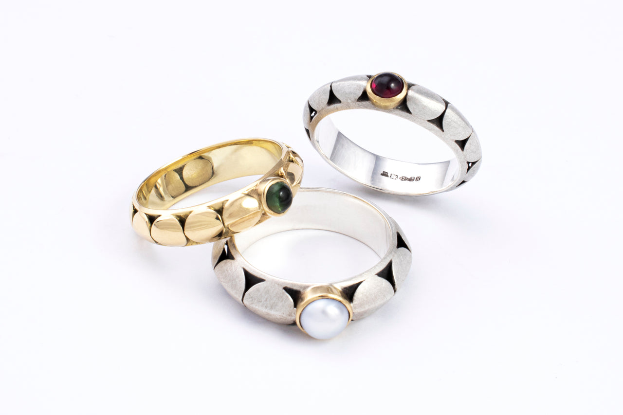 Garnet Anubis Ring