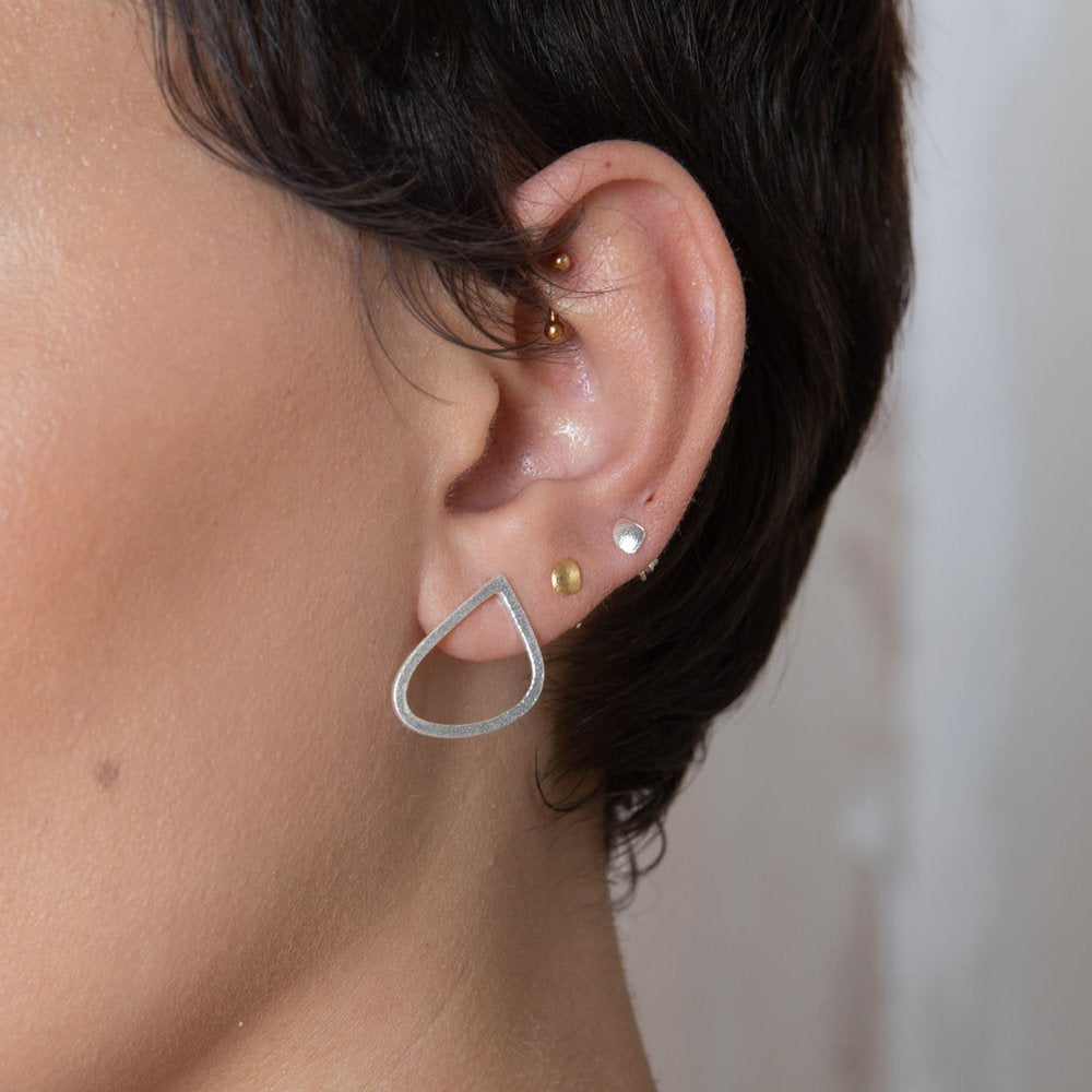 Tiny Freeform Wing Studs Gold Plated | IN STORE ONLY