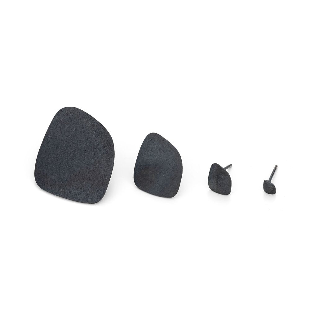 Tiny Freeform Wing Studs Oxidised | IN STORE ONLY