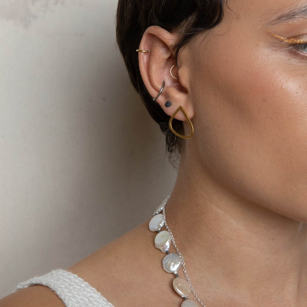 Medium Wing Studs Gold Plated | IN STORE ONLY
