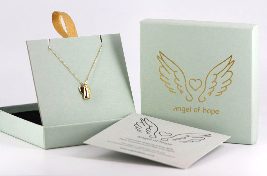 Angel Pendant 9ct Yellow Gold