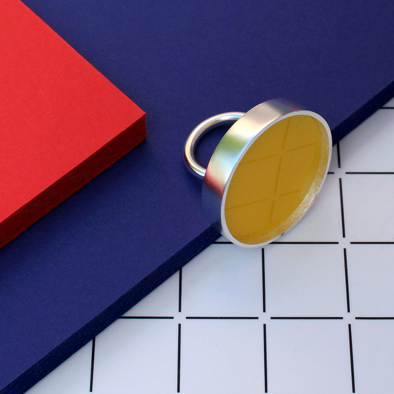 Yellow Circle Ring