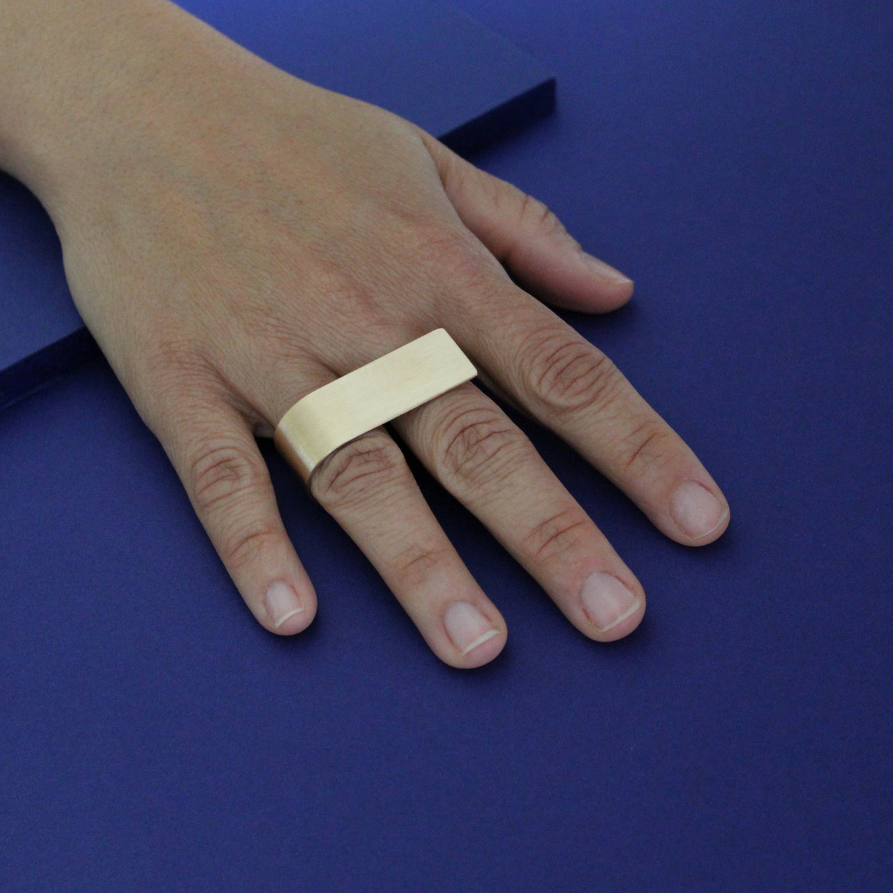 Dash Ring 14ct Filled Gold