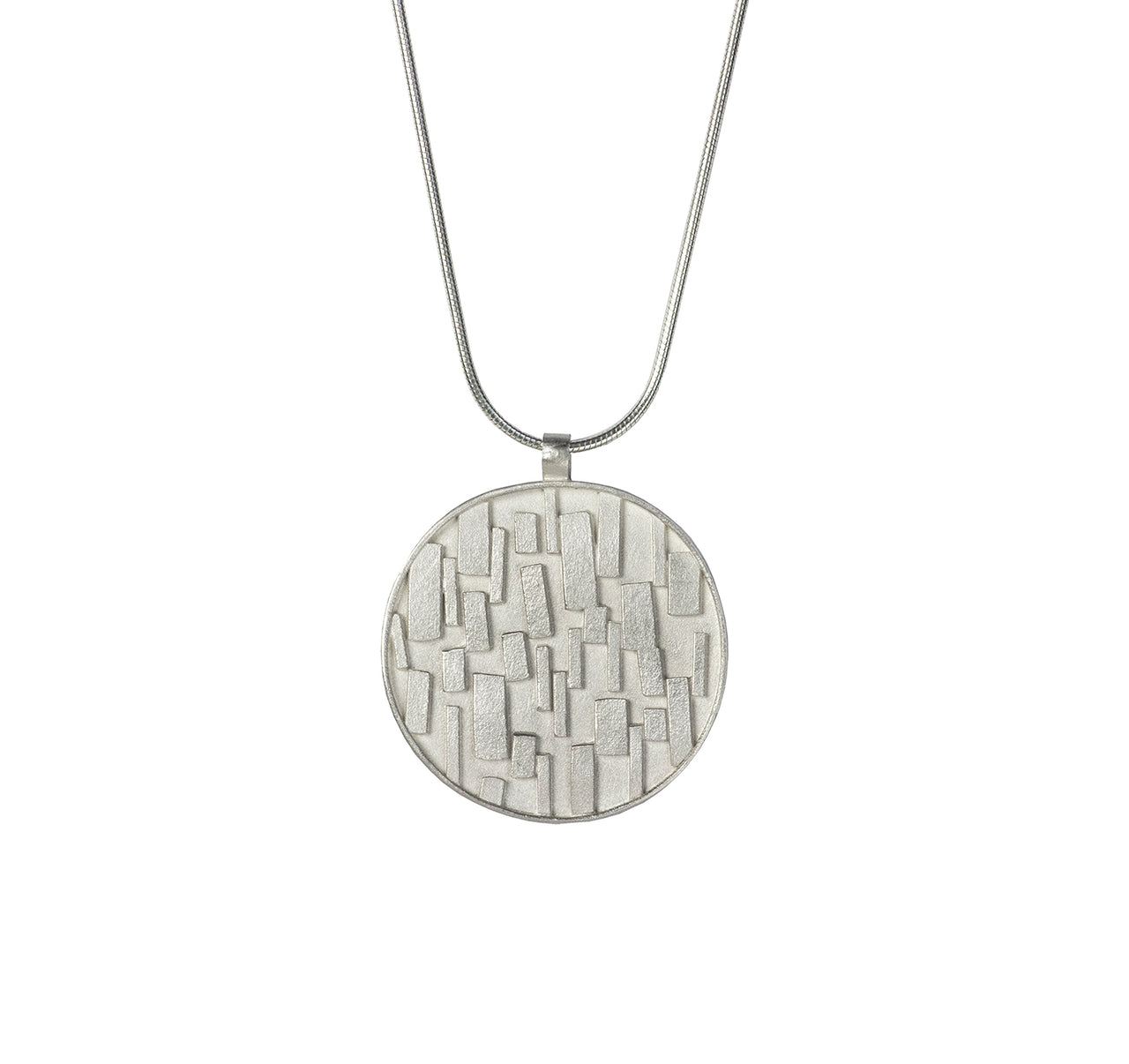 Large Silver Flotsam Pendant