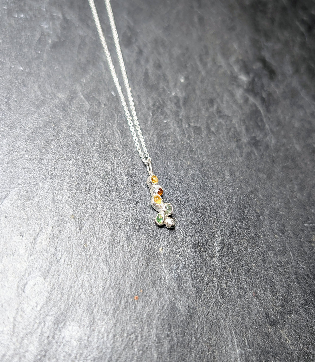 Rockpool Long Cluster Pendant