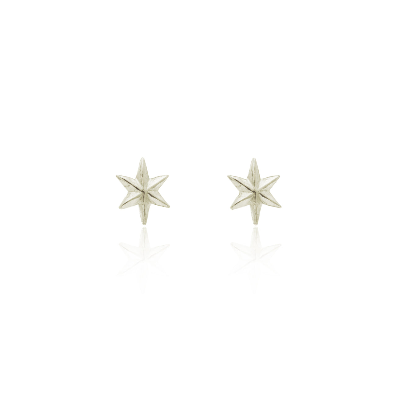 Mini Star Studs - Silver