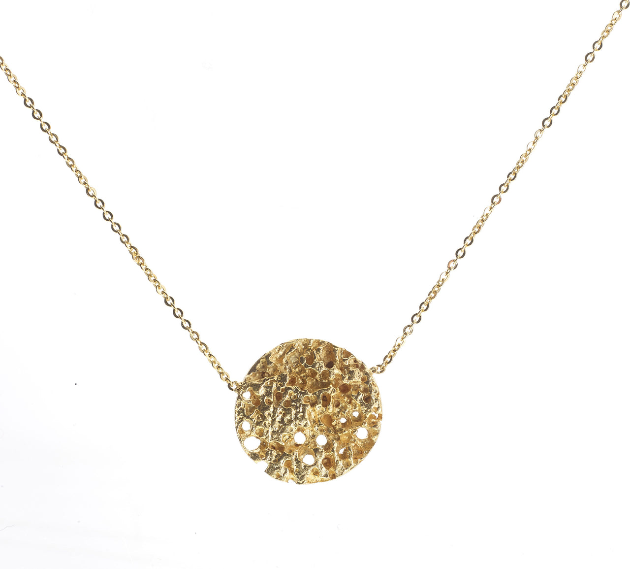 Moonscape 24ct vermeil Gold Necklace